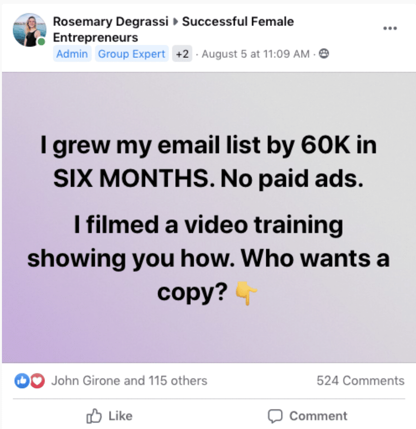 Get Clients With Facebook Groups